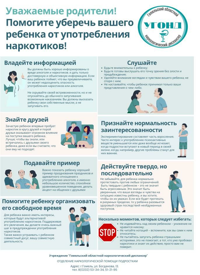 родителям об употреблении наркотиков
